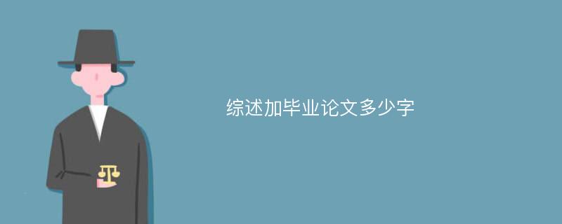 综述加毕业论文多少字