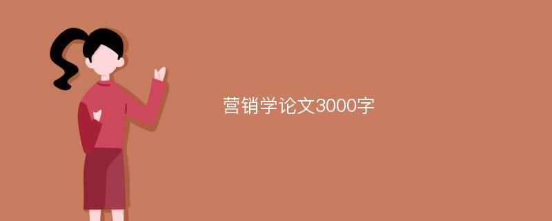 营销学论文3000字